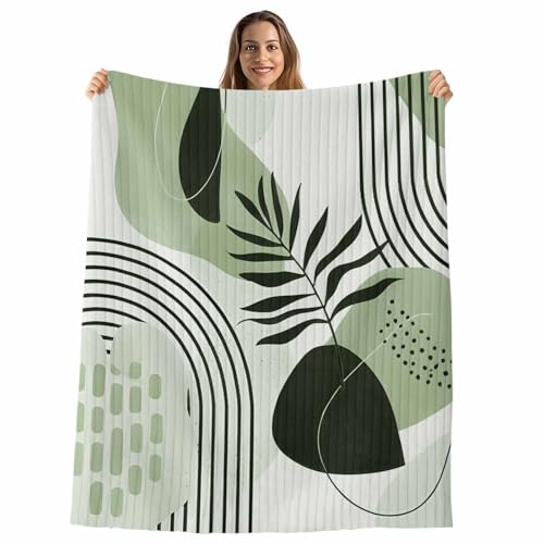 Nyunylyer ブランケット 毛布 大判 80x120cm ふわふわ ひざ掛け ソファ ベッド ランネル 北欧 暖かい 冬用 掛け毛布 軽量 柔らかい 洗える シンプル オールシーズン 秋冬 春夏 来客用 車中泊 ギフト 子供 大人 ペット キャンプ