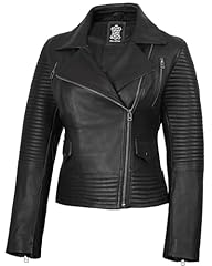 Glgadt - Black Leather Jacket Women