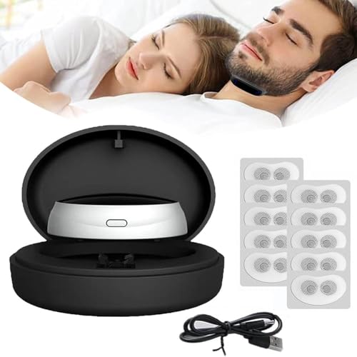 Genérico Anti Snore Patch,2024 Best Smart Anti Snoring Device,Magnetic Snore Reducing Device with 3 Speed Adjustment,Breathe Easy, Sleep Soundly,Sleep Till Dawn