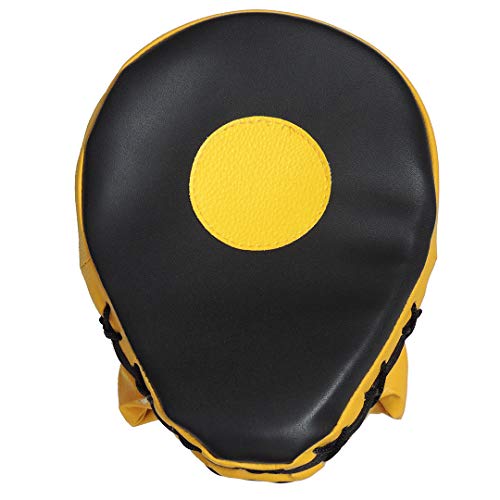 Punch PU5342, Aparador De Soco (Luva De Foco) Unissex, Único, Preto Com Amarelo
