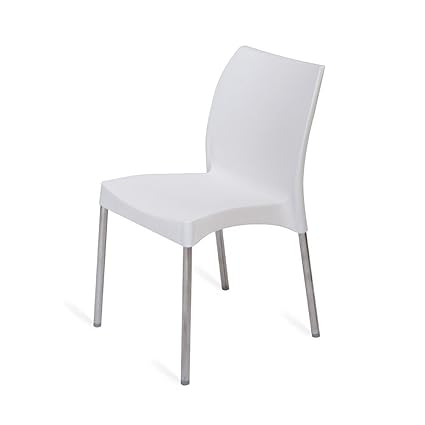 Nilkamal Novella Plastic Chair (Milky White)