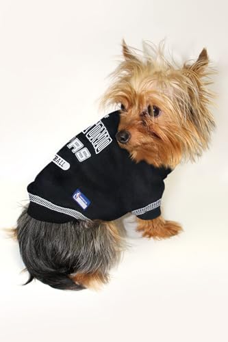 Pets First NBA Licensed Hoodies & T-shirt for Dogs & Cats, SAN Antonio Spurs, Small