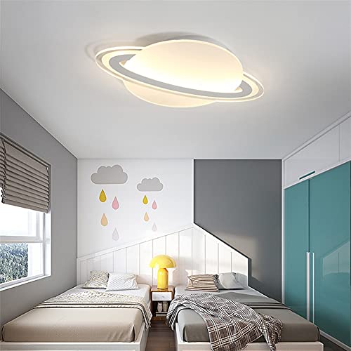 Room Lamp Bedroom Lamp Boy And Girl Study Ultra-thin Elliptical Cartoon Planet Led Ceiling Lamps,iluminación de techo