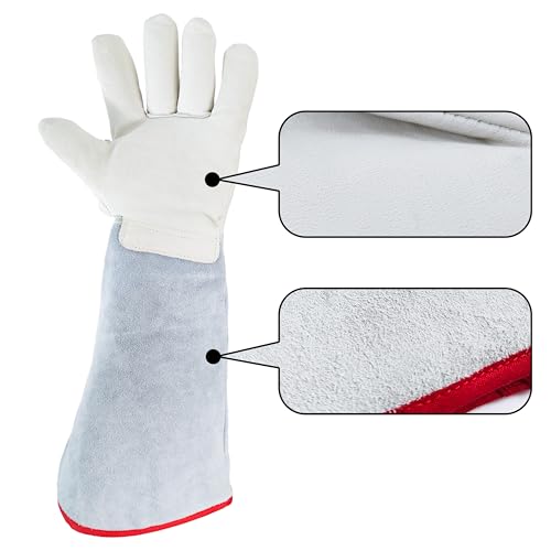(45cm ) - HFS (R) Cryogenic Gloves LN2 Protective Gloves Liquid Nitrogen Low Tempt (45cm )