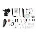 JAYGOVAN 110cc Bicycle Engine Kit, 2-Stroke Gas Motorized Bicycle Conversion Kit Fit for 26