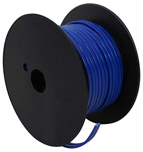 Rockville R14G50MS-BL 50 Ft 14 AWG Marine Waterproof Speaker Wire, Blue