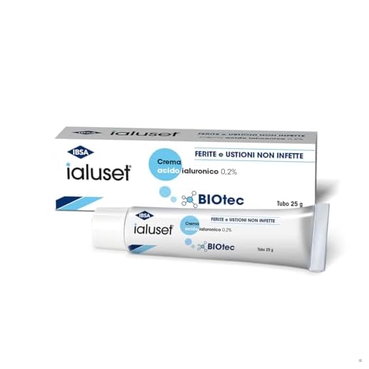 ialuset Crema 25g – Per il trattamento di ferite e ustioni non infette. Grazie all’acido ialuronico ad azione idratante facilita il processo di rigenerazione tissutale delle lesioni cutanee