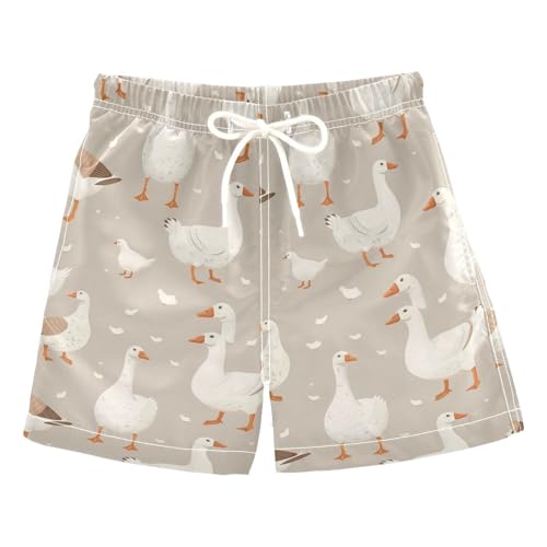 Cute Gooses Boys Swim Trunks Toddler Shorts Swimwear Boardshorts