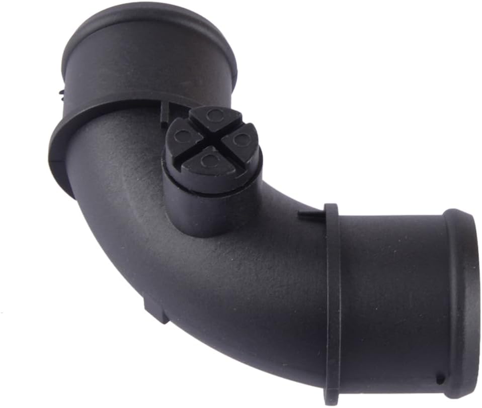 Durable Car Black Coolant Water Hose Connector Bleeder Screw Pipe Joint Elbow 17127515487 Fit for Mini for Cooper R50 R52 2005 2006