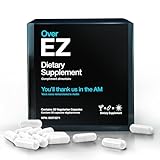 OVER EZ Pre-Drink Supplement - [$1.30 x Serving] Party Recovery & Prevention Pills for a Night Out & Better Mornings, Milk Thistle, Amino Acids, Vitamin Bs (30 Servings)