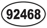 US Decal, Inc. Number 92468 Oval Sticker