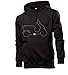 Sweat-shirt à capuche pour homme Generisch Scooter - Shirt84.de - Noir - XX-Large