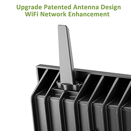 Novostella 80W Smart Led Flood Lights, Rgb, Second-Generation Wifi Outdoor Dimmable Color Changing Stage Light, Ip66 Waterproof, Multicolor Wall Washer Light, Work With Alexa, 2 Pack #TOP5