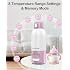 Portable Bottle Warmer for Travel, 17 oz Large Capacity & 16000mAh Extended Battery Life, 8 Temp Contorl, Breastmilk/Formula/Water/Milk 2Min Fast Warmer Heating, Ideal for Travel, Outdoor