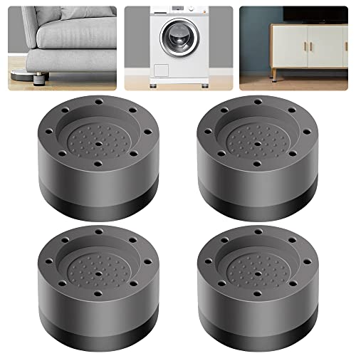 Gadom - Amortiguador de vibraciones para lavadora, 4 unidades, universal, antivibraciones, para lavadoras y secadoras Cover