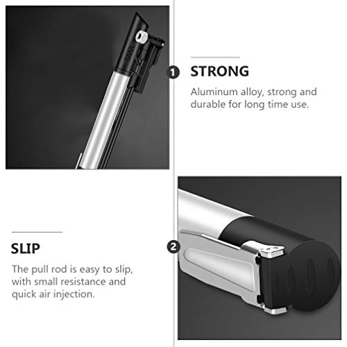 BESPORTBLE Mini Bomba de Pneu Compacta de Alta Pressão para Bicicletas Road Mountain Basketball
