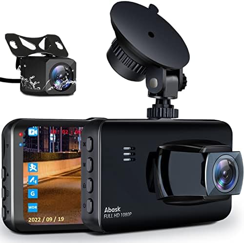 Baseus VD1 Pro Dashcam 4K+1080P - Solar, WLAN, GPS, 32GB Karte