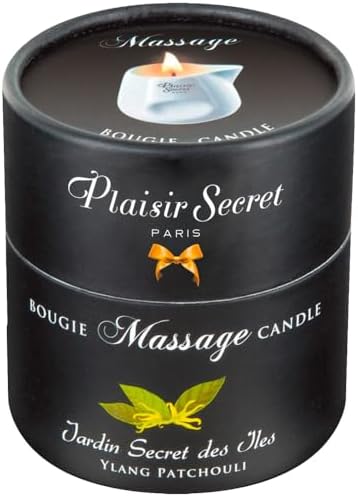 Plaisirs Secrets Bougie de Massage Gourmande Parfum Ylang Patchou...