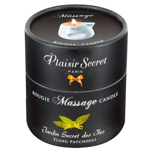 Vela de Masaje Ylang Pachulí Plaisirs Secrets PLS0386