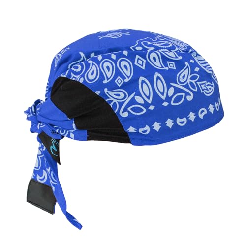 Radians RCS308 Arctic Skull Cooling Headshade, Blue Paisley