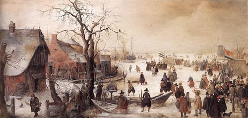 Affiche de Arts Peinture Hollandaise Hendrick Avercamp Impression Toile Salon 60x90