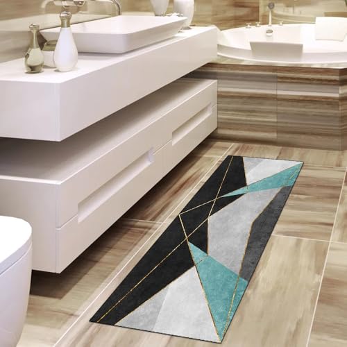 Alfombra de cocina cian para transformar la decoración del hogar 4