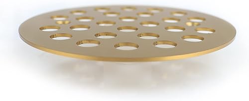 Miniatura 3 de Rejillas de repuesto para escurridor de ducha de 4-14 pulgadas (dorado cepillado)