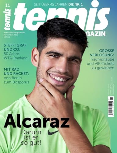Tennis Magazin Deutschland 2025-11 Carlos Alcaraz Tennis Magazin Deutschland 2025-11 Carlos Alcaraz