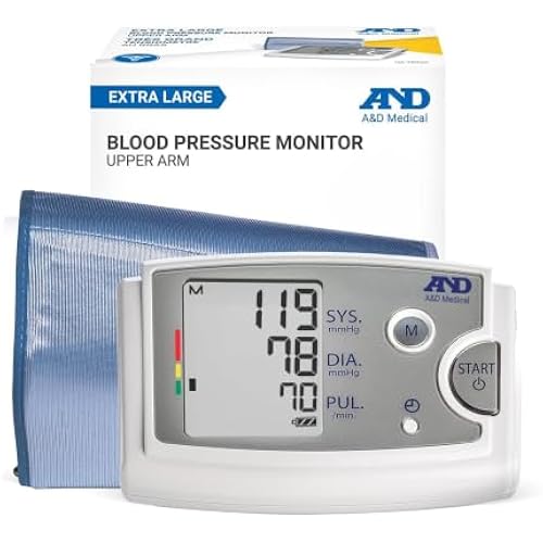 A&D Medical UA-789AC Blood Pressure Monitor, Extra Large Cuff 16.5-23.6"