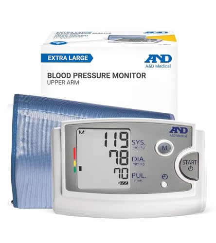 A&D Medical UA-789AC Blood Pressure Monitor, Extra Large Cuff 16.5-23.6