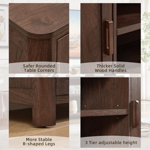 Luxury Wooden Entertainment Console