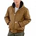 Carhartt Men's Quilted Flannel Lined Duck Active Jacket J140,Brown,X-Large