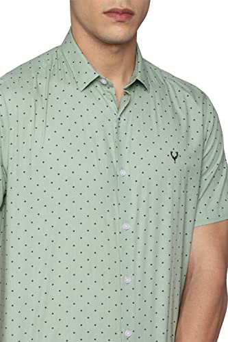 Allen Solly Men's Solid Regular Fit Shirt - Image 4