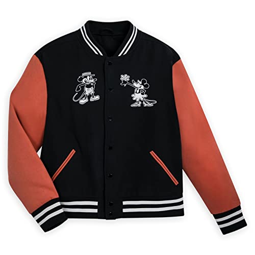 Disney Mickey and Minnie Mouse Varsity Jacket for Adults XL