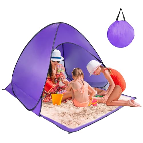 Carpa de Playa Pop Up con Protección UV para 2-3 Personas