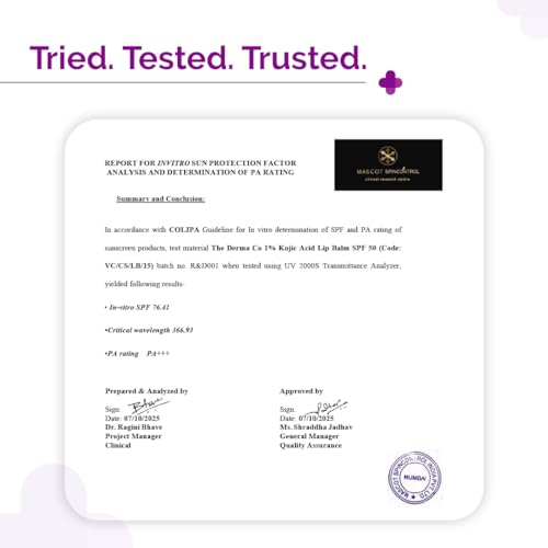 The Derma Co 1% Kojic Acid Lip Balm 4.5g - Image 4