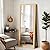 Delma Wall Full Length Mirror, Standing Mirror Full Body, Large Floor for Wall Door Bedroom Bathroom Living Room with Wooden Frame(with Stand,56x20)