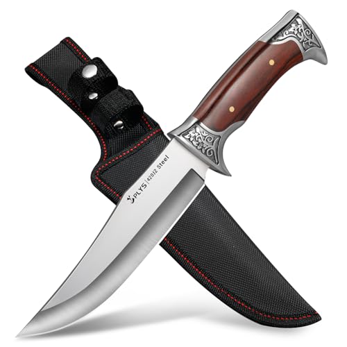 Plys Coltello Bushcraft Lama Fissa per Sopravvivenza: Coltelli da Caccia