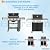 BBQration Grill Parts for Weber Genesis II 300 Series, 66032 Flavorizer Bars and 66040 Heat Deflector 67489 Burner Kit for Weber GS4 Genesis II 310 Grills for Weber Genesis GS4 Parts
