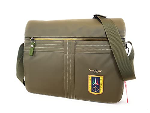 Luftfahrt-Militär-Aktentasche für PC, Herren, Grün