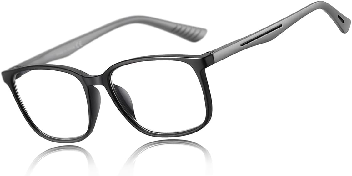 Reading Glasses for Men,Blue Light Blocking Readers for men with Comfort Spring Hinge