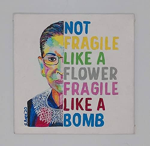 Hand-Painted Ruth Bader Ginsburg #TOP4