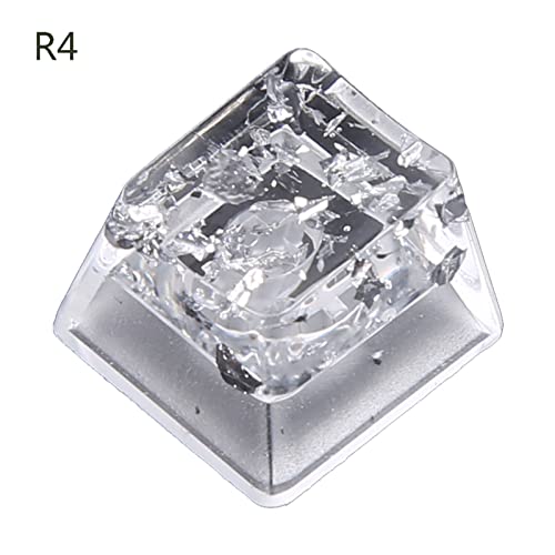 Keycap de Resina Transparente Plata para Teclado MX miniatura 2