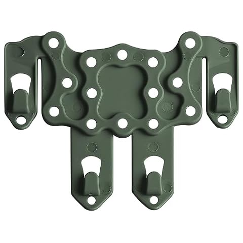 Polymer Molle Holster Adapter, Ambidextrous Serpa Strike Tactical Holster Hanger Platform for MOLLE Vest Attachments Gear Cover