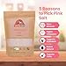 Pink Pantry Himalayan Pink Salt, 100% Pure Himalayan Salt, Non-GMO, Kosher Certified, No Additives, Ideal for Cooking, Seasoning & Gourmet Dishes, Rich in Trace Minerals, 2lb Pouch, Fine Grain