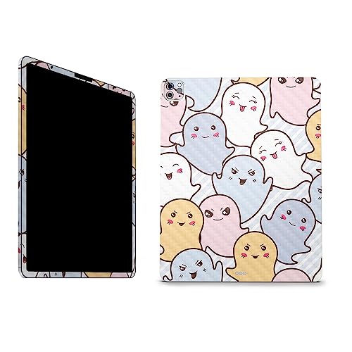 Image of MightySkins Carbon Fiber Skin Compatible with Apple iPad Pro 12.9 inch M2 6th Gen (2022) Full Wrap Kit - Seal Gang | Protective, Durable Textured Carbon Fiber Finish | Easy to Apply | Made in The USA