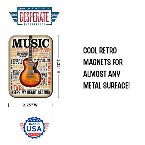 Imán rectangular Desperate Enterprises Music Inspires Me miniatura 2