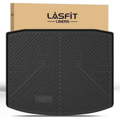 Image of LASFIT Cargo Mat for Honda CR-V 2017-2022 (Only Gasoline) | Custom Fit Trunk Mat, All Weather TPE, Kid & Pet Friendly, Easy Clean for Family Use (Tray in Lower Position)
