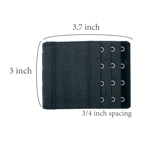 Image of Women's Bra Extenders 4 Hook / 3 Hook / 5 Hook / 2 Hook Soft Comfortable Stretchy Bra Extension Strap