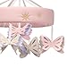 Lambs & Ivy Butterfly Dreams Pink/Purple Musical Baby Crib Mobile Soother Toy